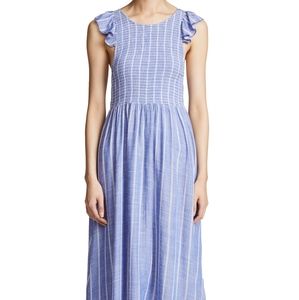 Free People butterfly chambray dress